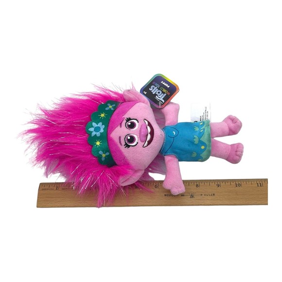 Dreamworks Poppy Just Play Trolls World Tour Small Plush Stuffed Animal Toy NWT - Picture 8 of 10